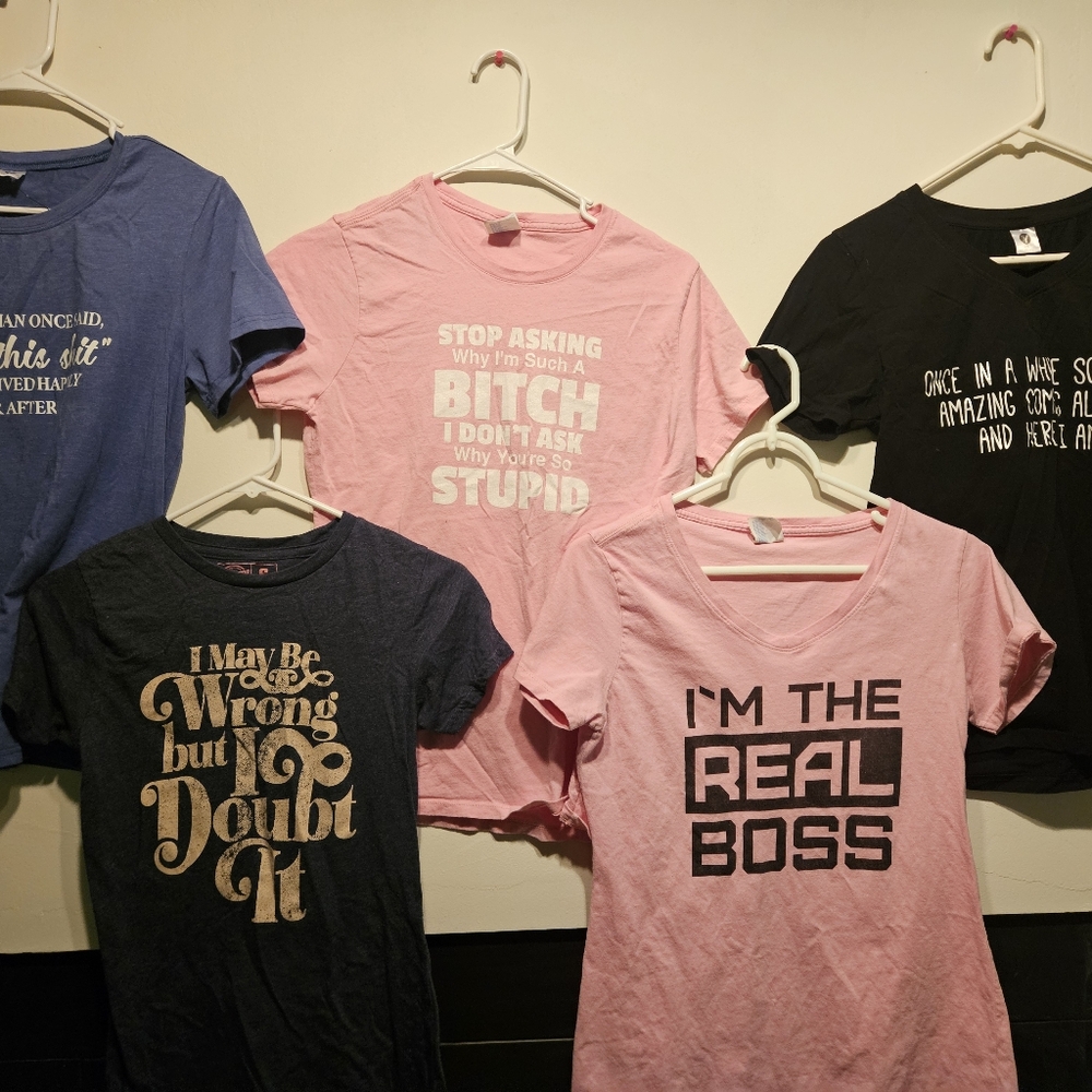 Women graphic tees sarcastic